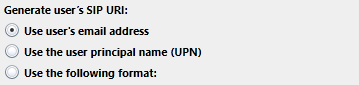 SIP-адрес пользователя Lync 2013