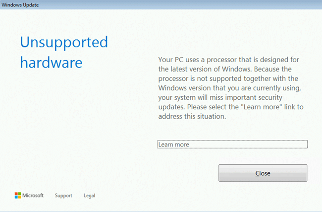 Ошибка обновления Windows 80240037