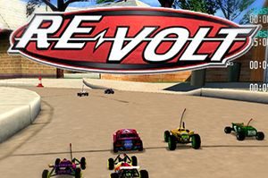 Снимок экрана: видеоигра Re-Volt.