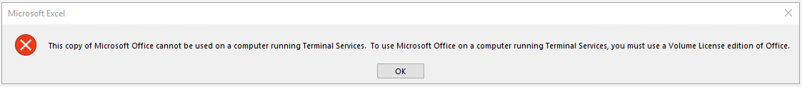 Эта копия Microsoft Office