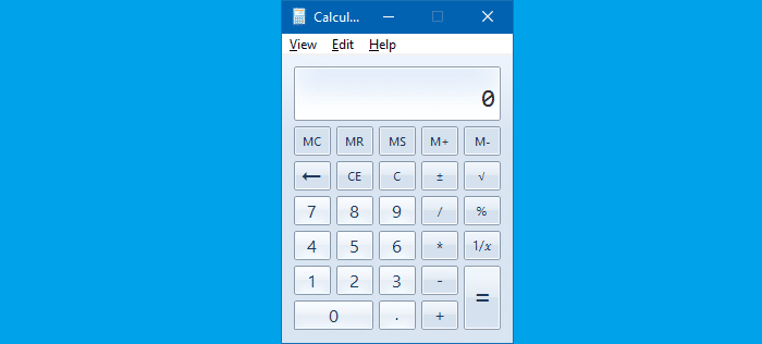 Получить Старый калькулятор в Windows 10