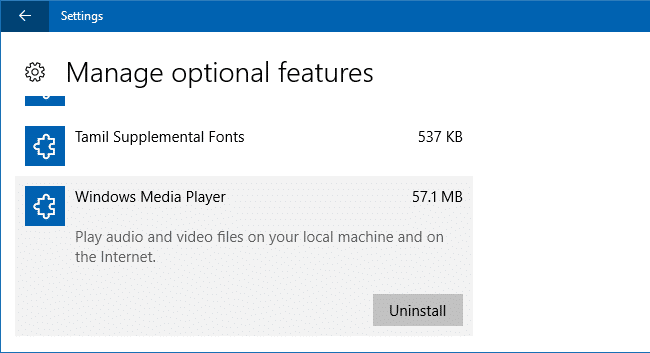 Windows Media Player в обновлении создателей осенью