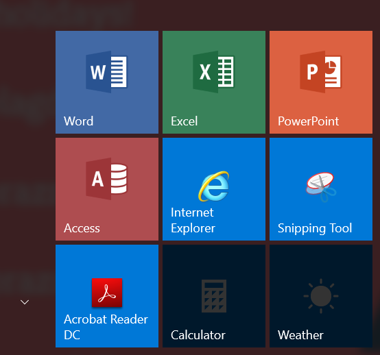 настроить Windows 10 меню «Пуск» и панель задач