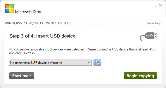 Windows ISO для USB / DVD-инструмент