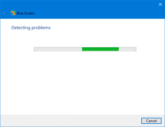 синий экран устранения неполадок Windows 10