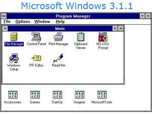Диспетчер программ Windows 3.11