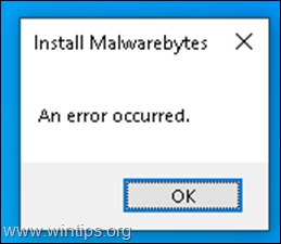 ИСПРАВЛЕНИЕ: Установите Malwarebytes Произошла ошибка