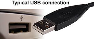 Конечные точки подключения USB.