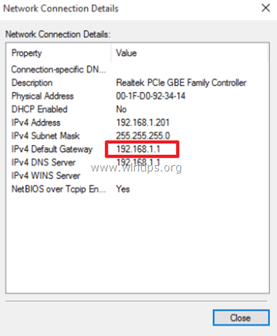 найти IP-адрес маршрутизатора