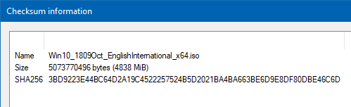 получить файл хеш правой кнопкой мыши меню 7-zip