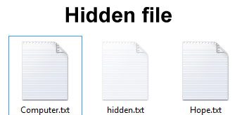 Скрытый файл Windows