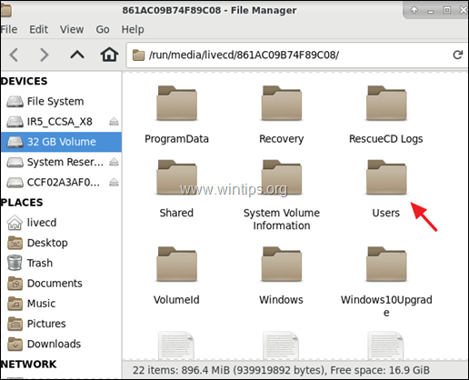 Спасение файлов при победе Windows't boot
