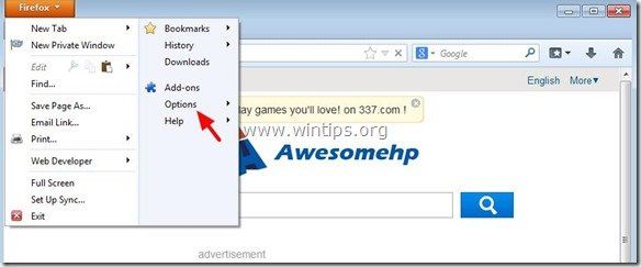 Remove-awesomehp.com-светлячок