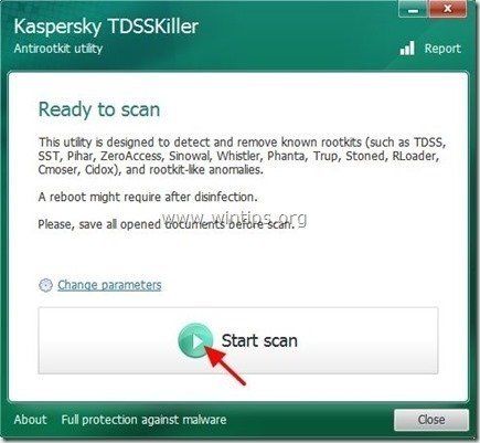 TDSSKiller-старт-scan12222