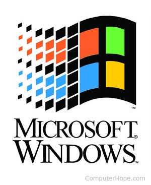 Более старый логотип Microsoft Windows.