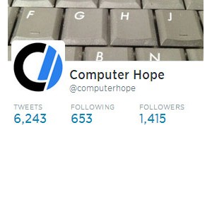 Последователи Computer Hope Twitter