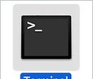 Значок терминала в macOS.