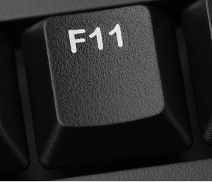 Клавиша F11