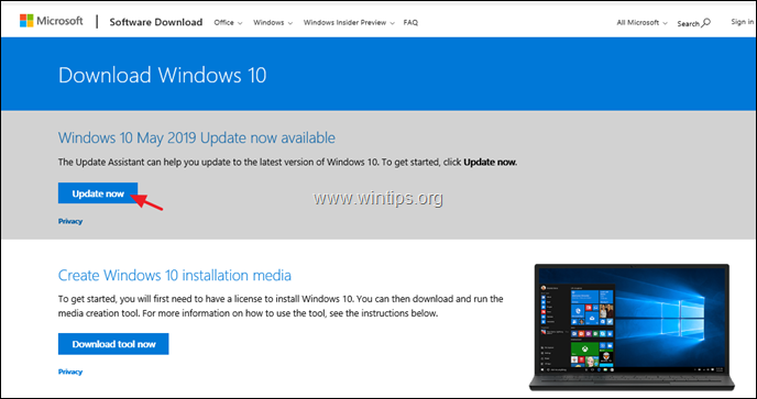 Windows 10 1903 не удалось - исправить