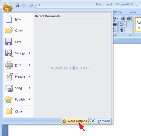 отключить плагины Word 2007 Excel 2007