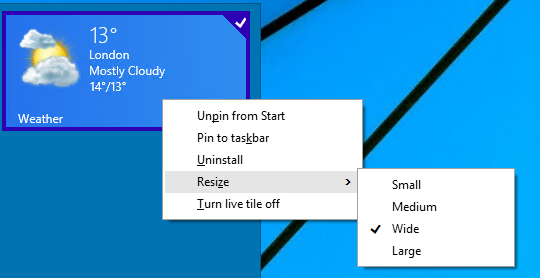 Windows 10 изменить размер меню «Пуск»