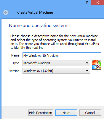Windows 10 демонстрационная машина на Windows 8