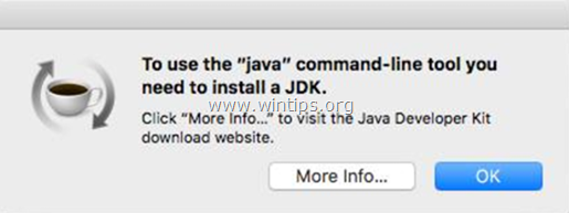 Чтобы использовать инструмент командной строки Java, вам нужно установить JDK