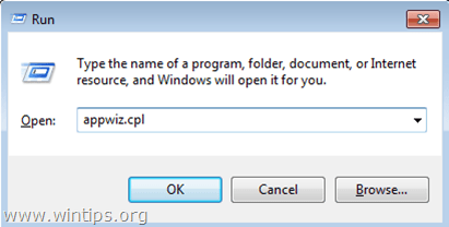 Appwiz.cpl-адд-Удаление программ-команд