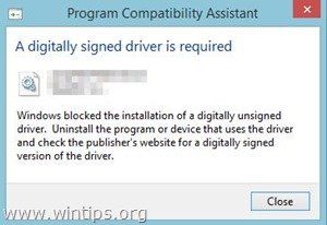 Windows не может проверить цифровую подпись