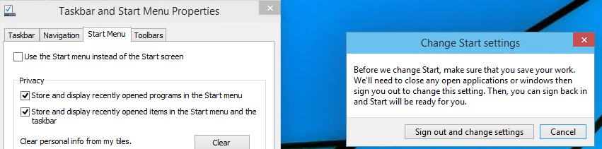 Windows 10 включить стартовый экран