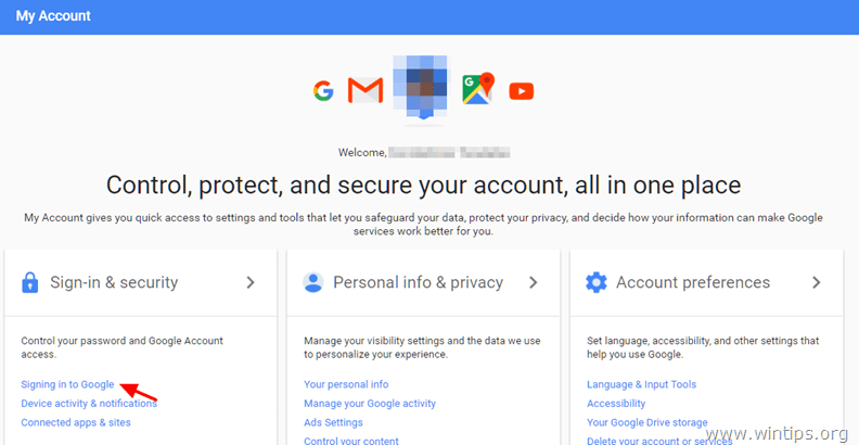 2 шага проверки Gmail