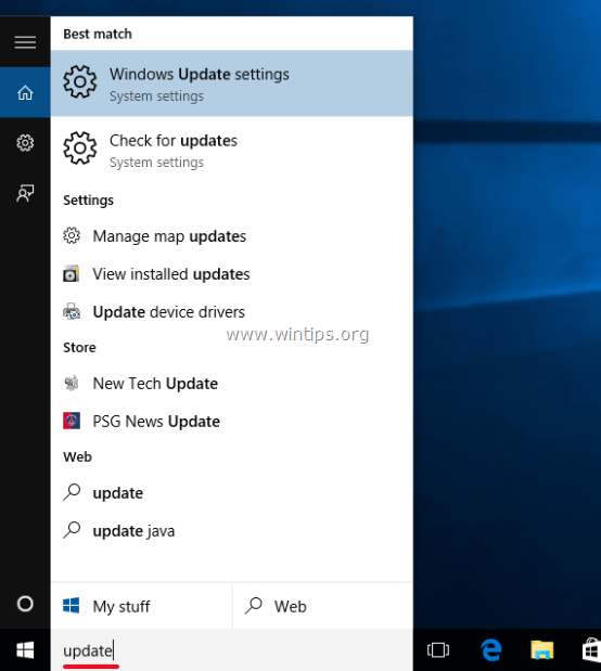 Windows 10 обновить настройки