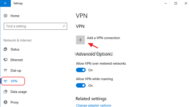 Как настроить VPN-соединение Windows 10
