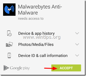 Malwarebytes-разрешения