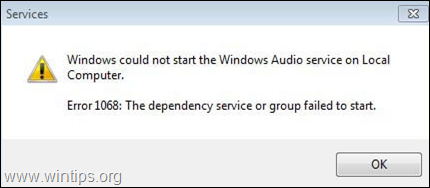 ИСПРАВИТЬ Нет звука в Windows 10 - Windows Audio 1068 - AudioEndPointBuilder 126